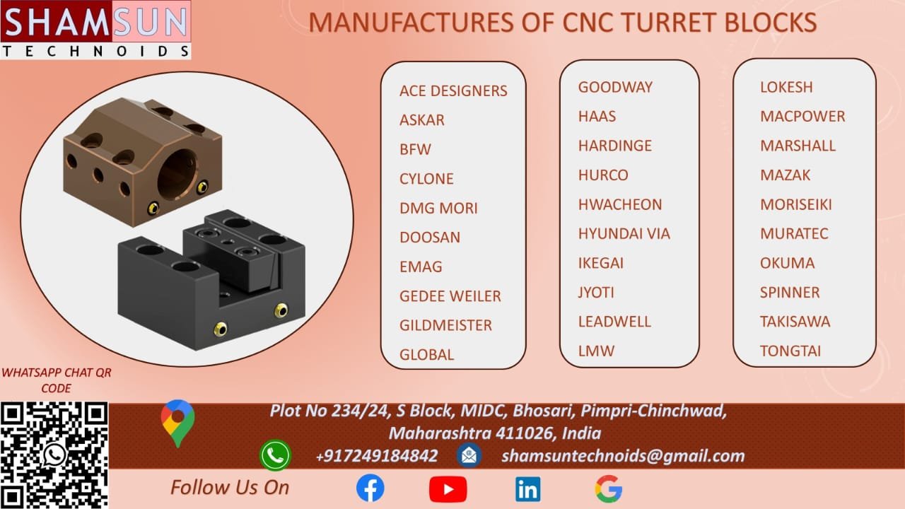 CNC turret blocks-tooling